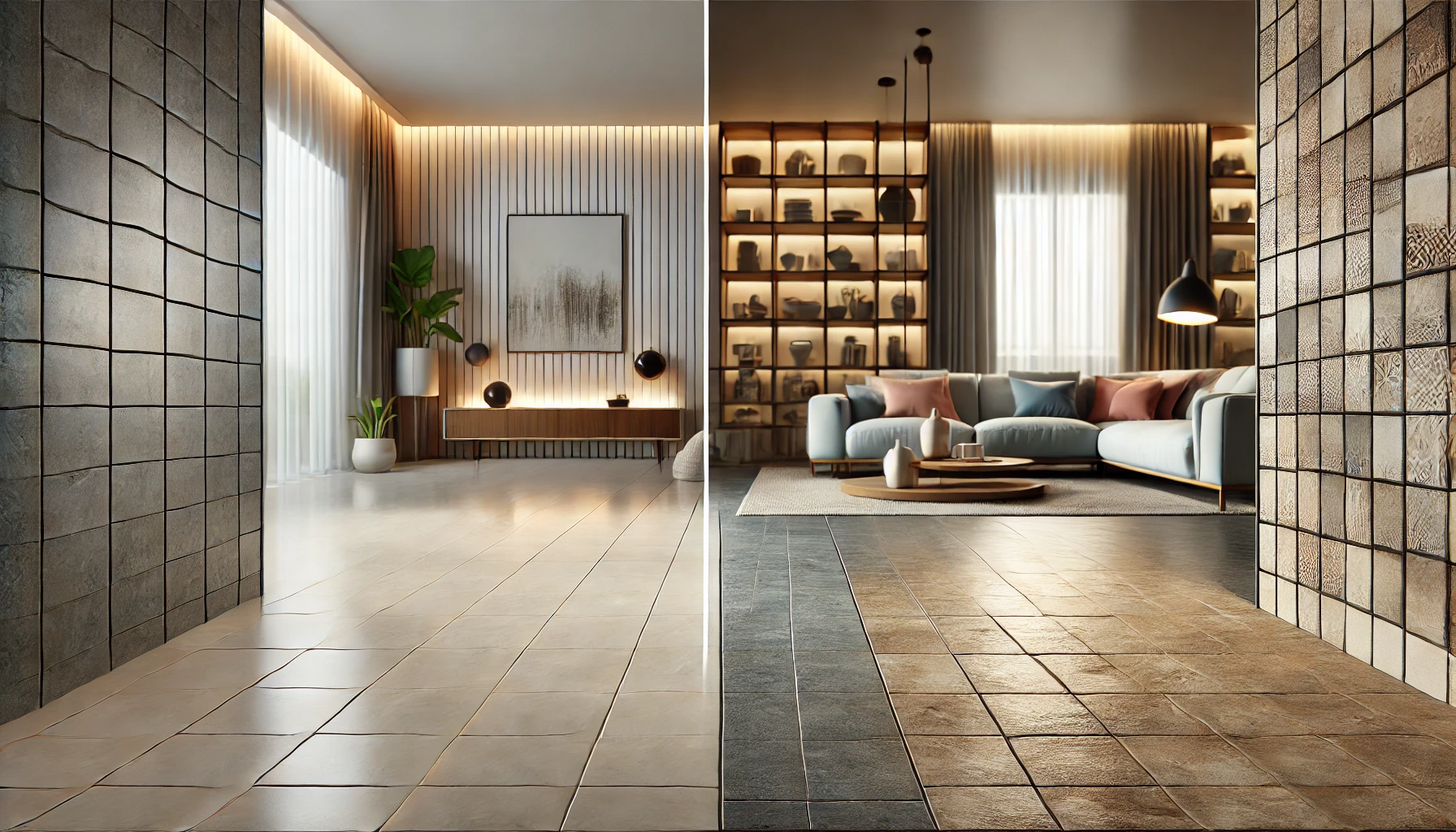 Vitrified vs Ceramic Tiles